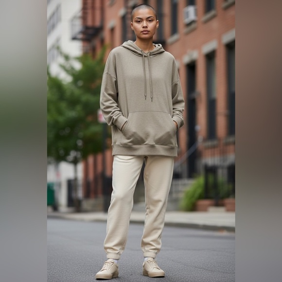 Athletic Works Ladies Dri More Green Heathered Hoodie-Pullover Sweater-Medium - Picture 1 of 12